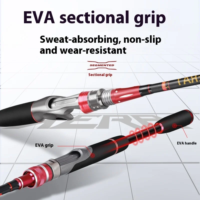 

HSD Phantom Road Sub-Pole Single Pole Straight Handle Carbon Sea Pole Double Pole Slightly Ml Tuning Sub-Pole Fishing Rod