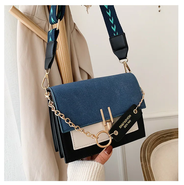 Women Shoulder Bags Fashion Mobile Phone Messenger Bag Casual Crossbody Purse Contrast Color Luxury Designer Bags