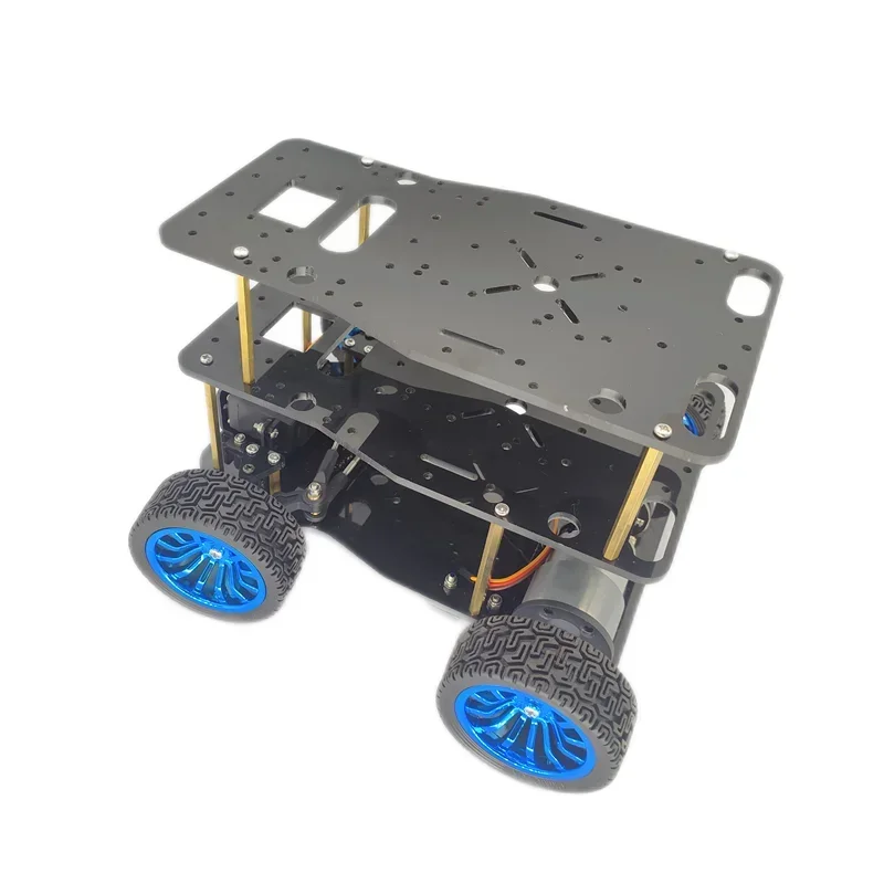 

Steering Chassis Digital Servo Intelligent Car Development Encoder Dual Motor Acrylic Electric Race Competition