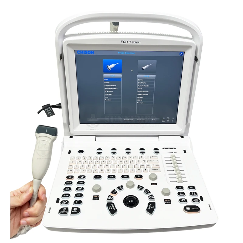 ECO 3 EXPERT  Laptop Medical Adjustable Digital Color Doppler Scanner multifunctional ultrasound scanner Echocardiography