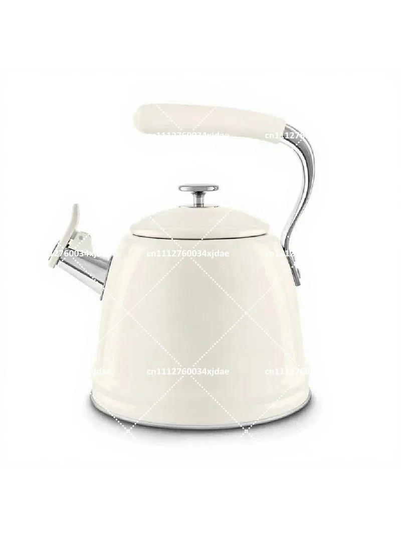 

Retro Whistle Kettle Stainless Steel 2.3L Induction Open Flame Teapot