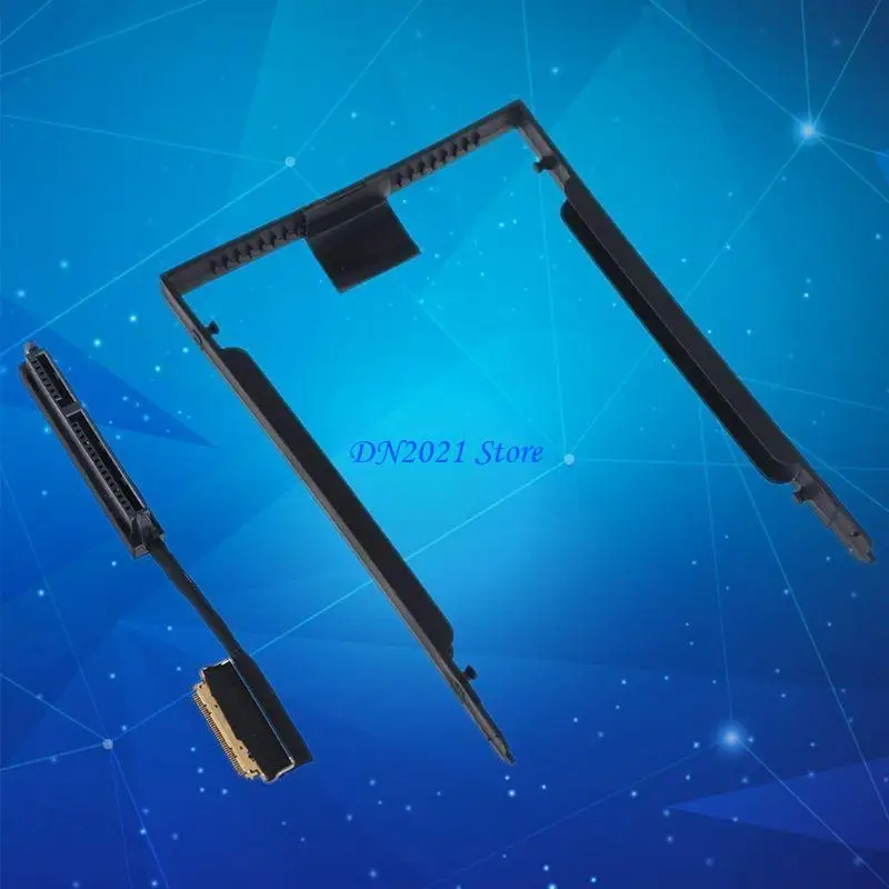 F3KE HDD Cable Connector + HDD Caddy Frame Bracket for ThinkPad T470 T480 E460 E470