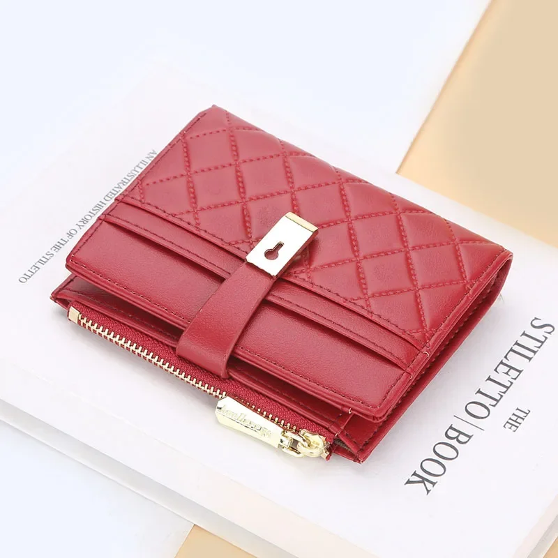 Fashion Small Wallet for Girls Women Business Wallet Cash Pocket Flowers PU Leather Print Card Holder Coin Purse with ID Holder