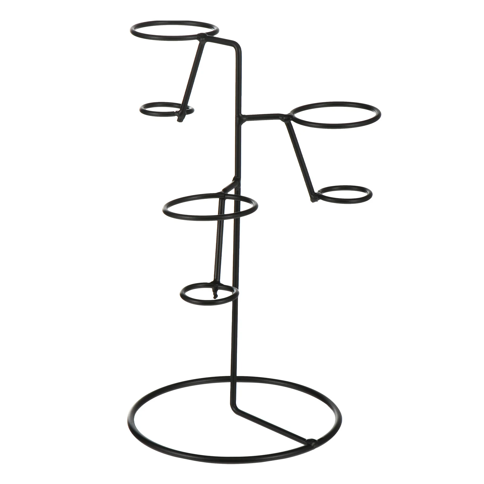 Ice Cream Rack Iron Art Cone Holder Party Stand Simple Ice Cream Display Rack for Food Snacks Iron Art Cone Holder