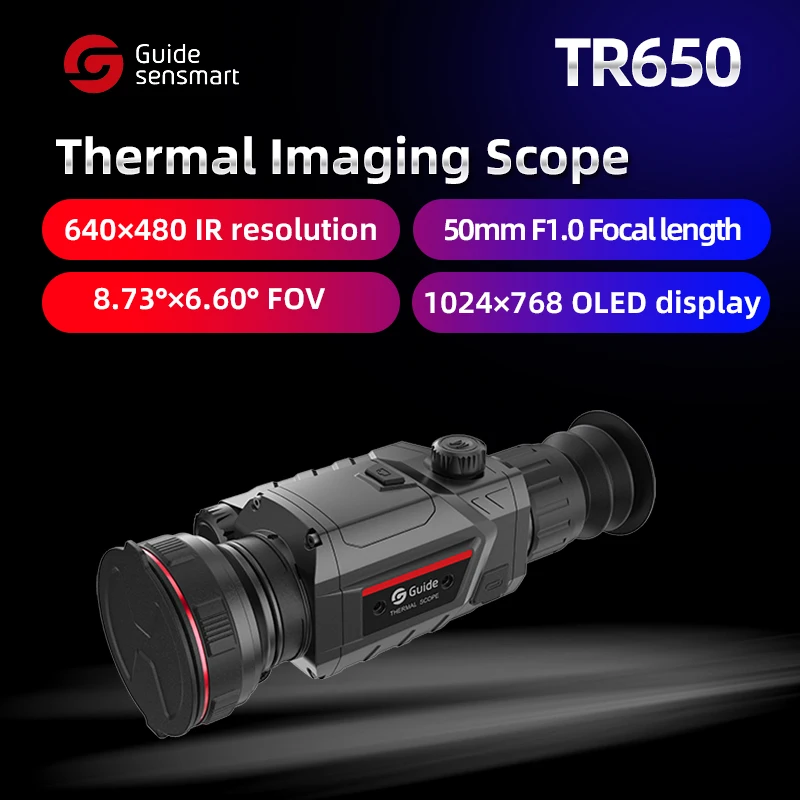 

Guide sensmart TR650 Infrared Thermal Scope Outdoor Night Vision 8x Zoom OTA Upgrade Rugged Hunting Scope Thermal Imager