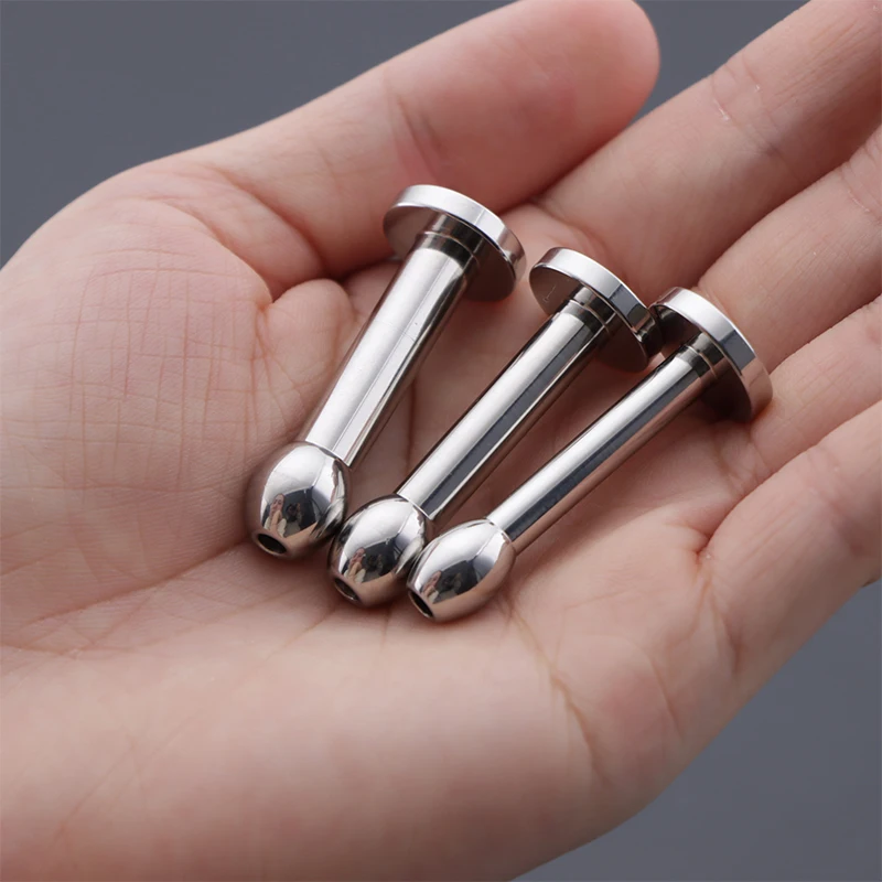 8/9/10mm Beads Holllow Urethral Plug Sounds Penis Plug Sex Toys Men Masturbators Urethra Plug Dilator Insert Sounding Rods 18+