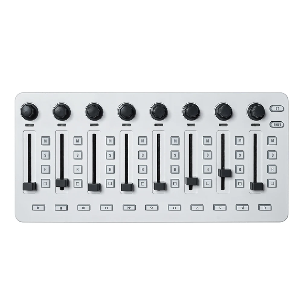 M-VAVE SMC-Mixer وحدة تحكم MIDI لاسلكية خلط وحدة التحكم BT اتصال ويندوز/ماك/أندرويد بطارية USB-C توريد أجزاء دواسة USB