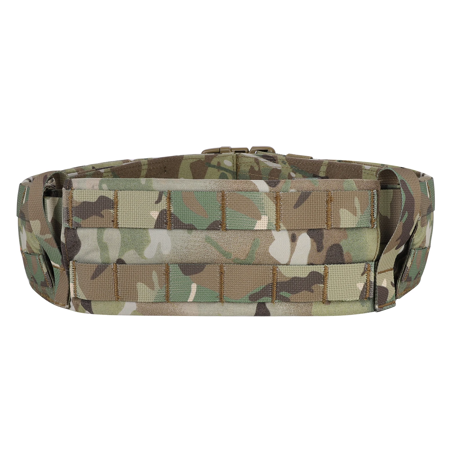 KRYDEX-cinturón táctico Modular para hombre, cinturón MOLLE de liberación rápida, ligero, interior y exterior, para deportes de camuflaje, equipo de