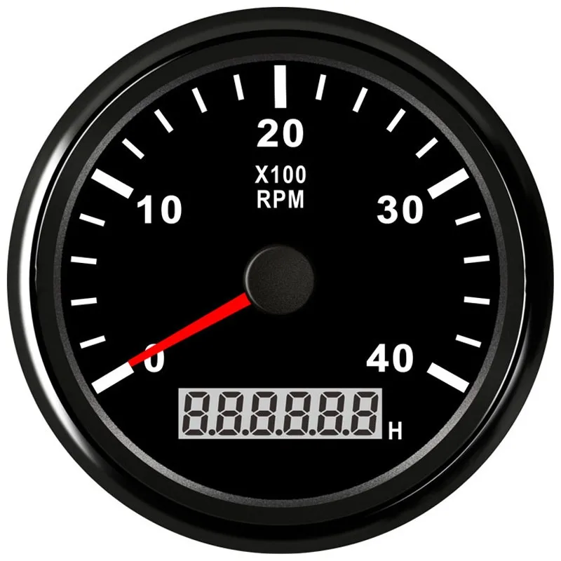 For Modified Tachometer Engine Vehicle Ship Agricultural Vehicle 4000 Machinery 12V24V General Speed Ratio Adjustable