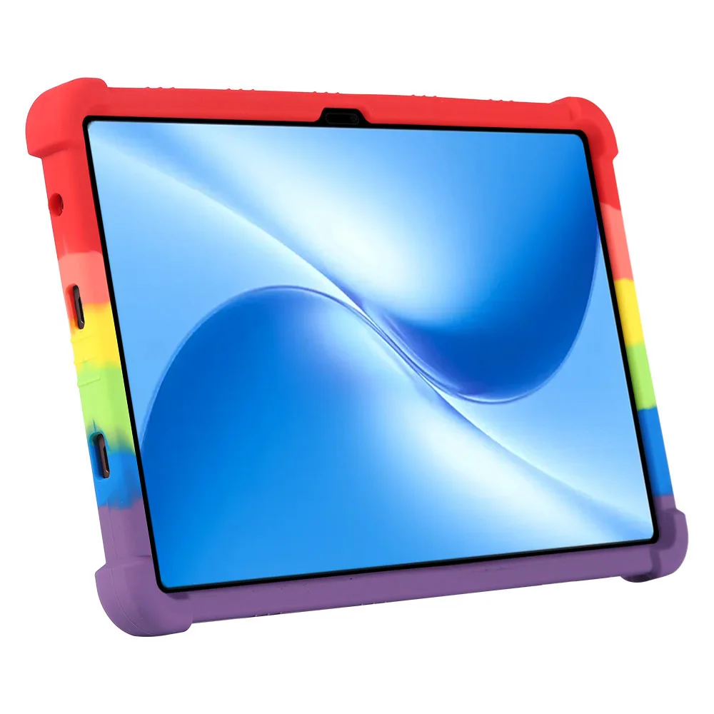 Soft Silicon Funda Cover For DOOGEE U12 12″ inch  Case Tablet Kickstand Coque with 4 Shockproof Airbags with Rear Kickstand