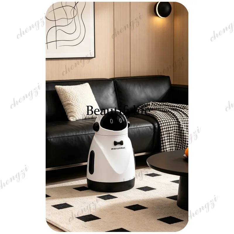 Smart sensor trash can household bedroom children's room cute large capacity mobile trash can
