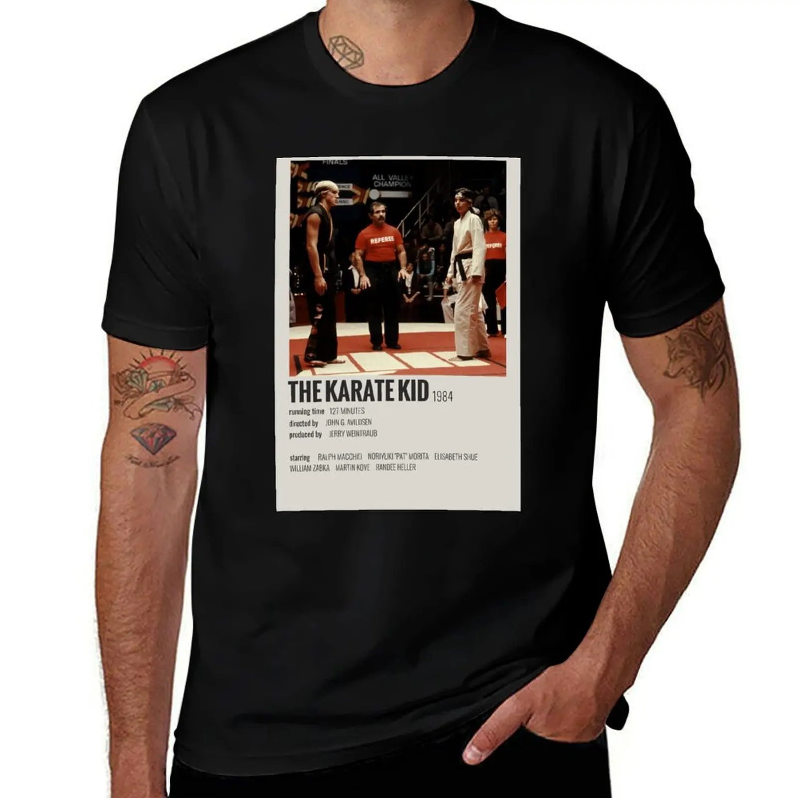 تي شيرت The Karate Kid (1984) تي شيرت للرجال 100 بالمائة قطن جرافيك تي شيرت للرجال