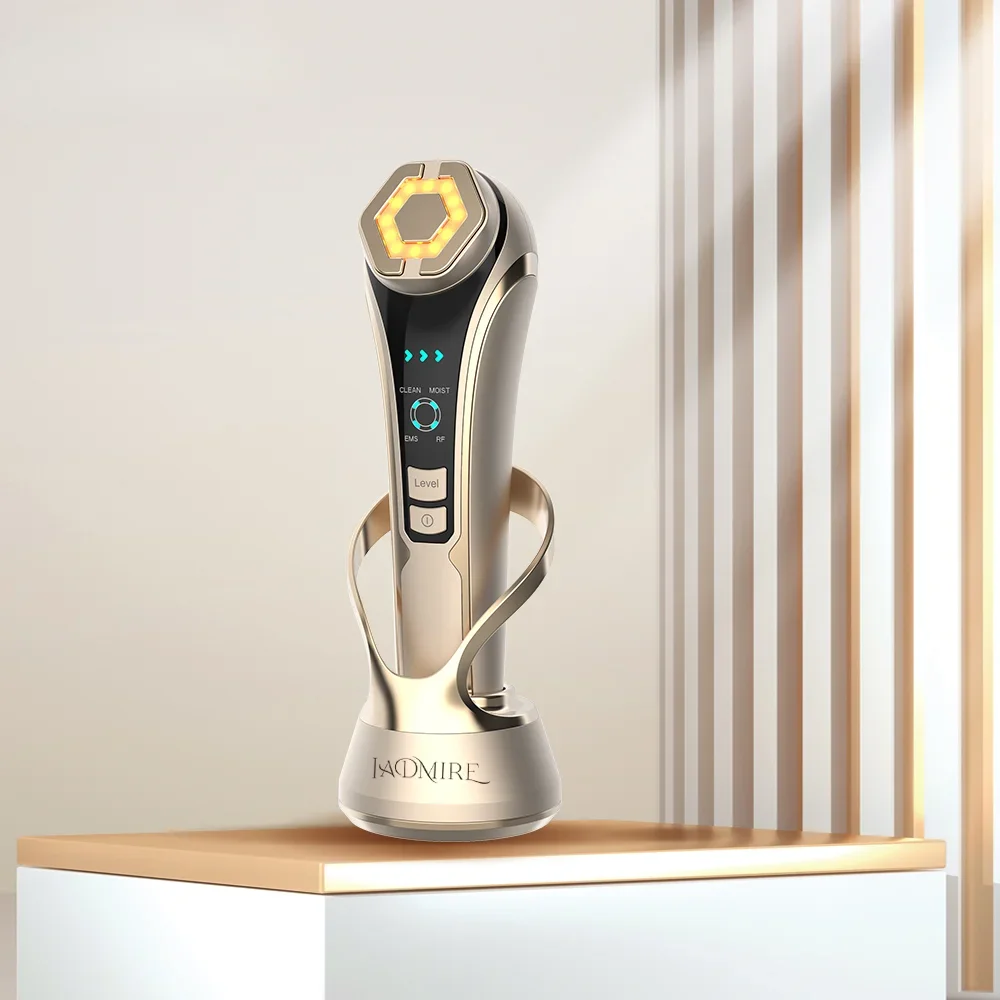 Radiofrequenz Gesichtsmassagegerät EMS Mikrostrom Facelifting Maschine Hautpflege Photon Hautverjüngung RF Beauty Device