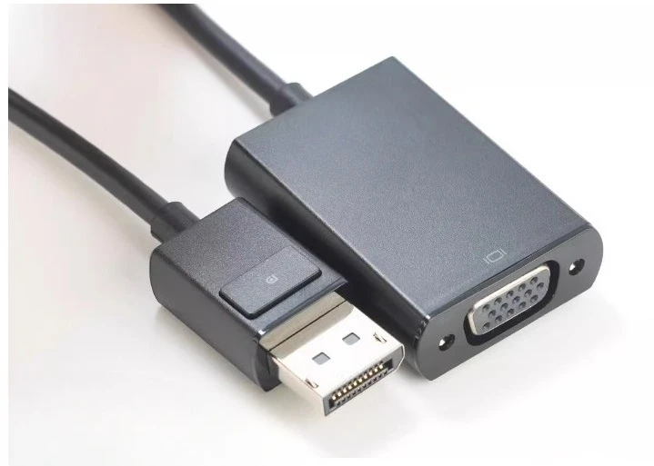 For Computer Notebook Server DP to VGA Monitor Cable Workstation Graphics Card Large DP to VGA Mother