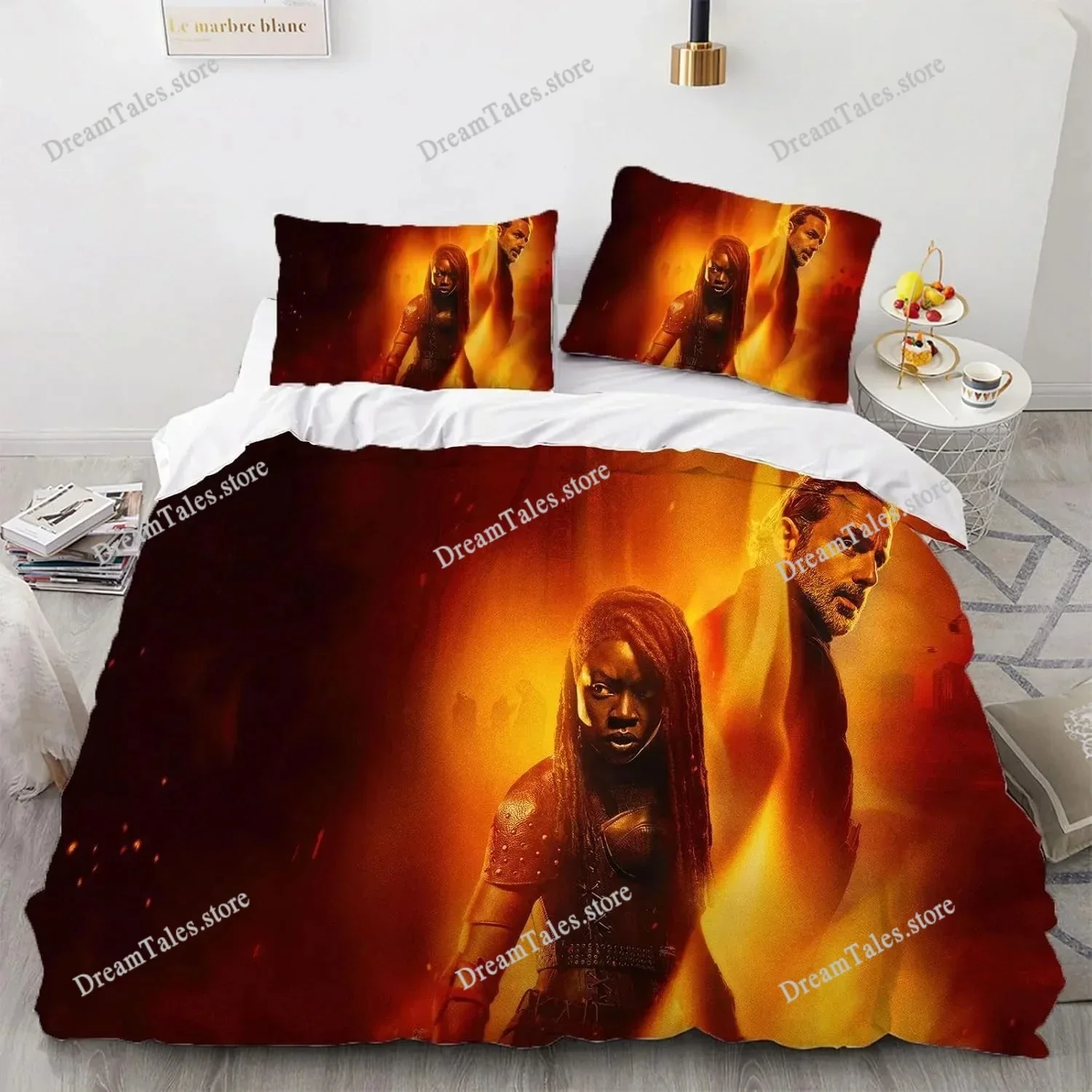 The Walking Dead Duvet Cover Anime Cartoon Bedding Set Adult Boys Girls Bedroom Decoration Kids Gift Single Double King Size369
