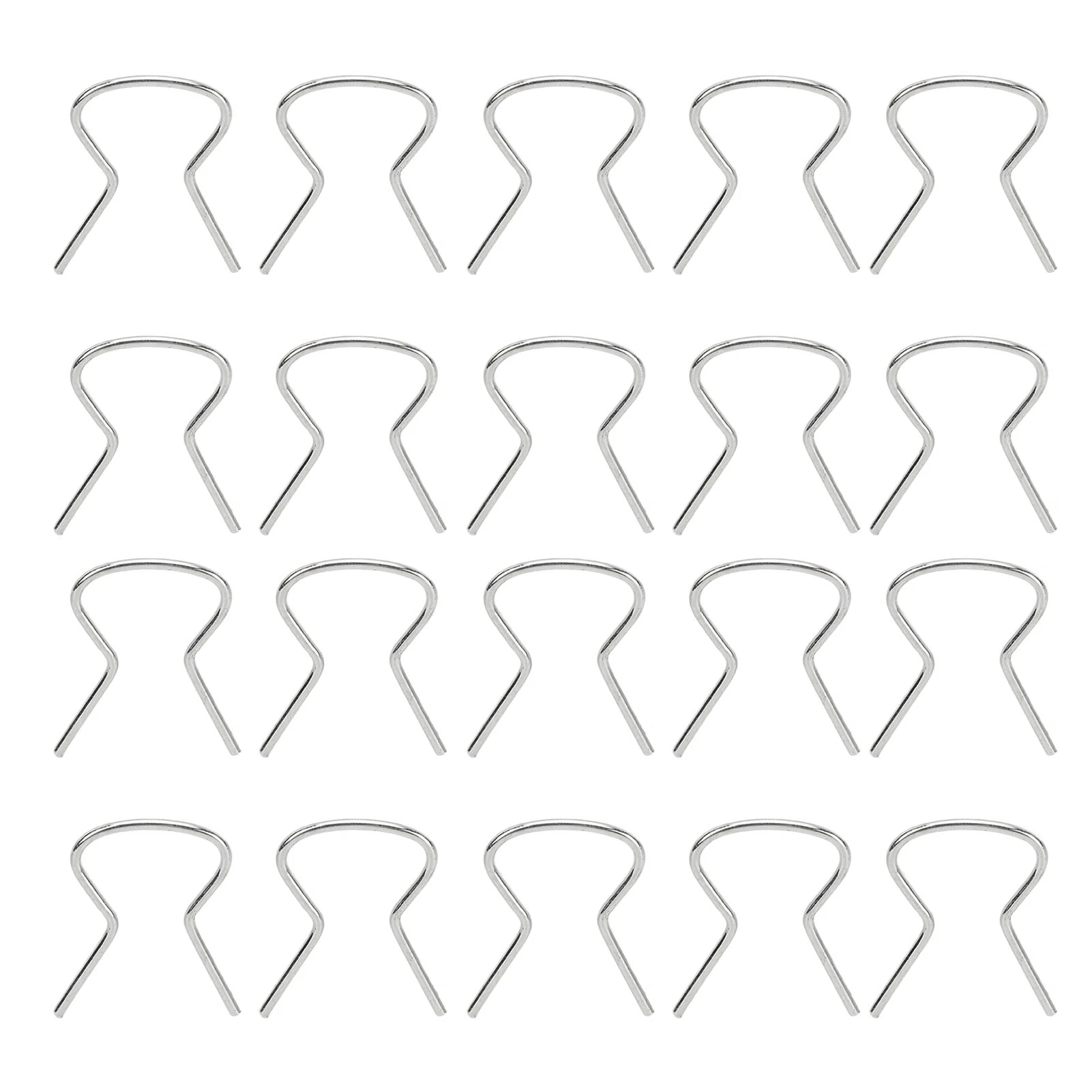 20pcs Window Handle Retaining Clips 4138439 Door Window Crank Handles Metal Clips Replacement for Fiat