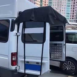RV Rear Barn Door Awning Cover Waterproof Durable Camping Trailer RV Tailgate Sunshade Caravan Accessories