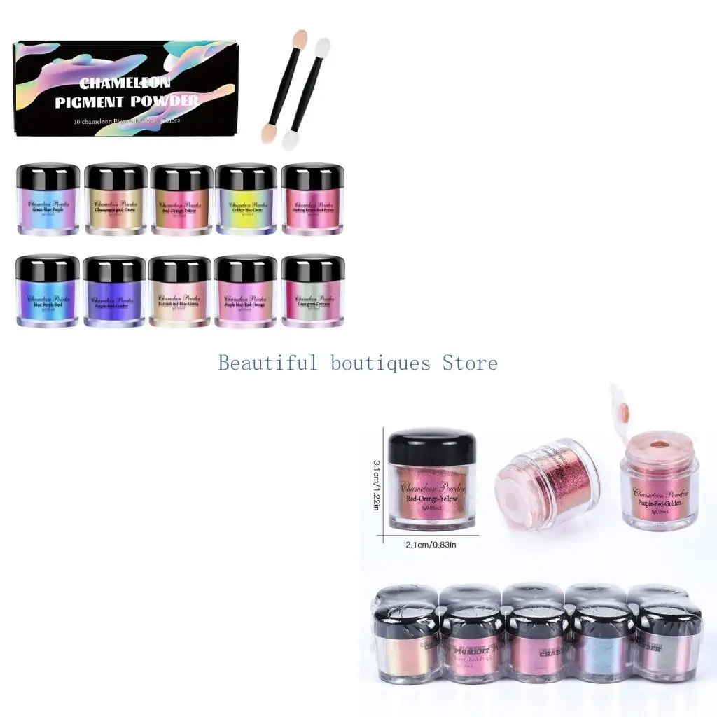 U4LF Mica Powder Pigment Powder for Flakes Eyeshadow, Art