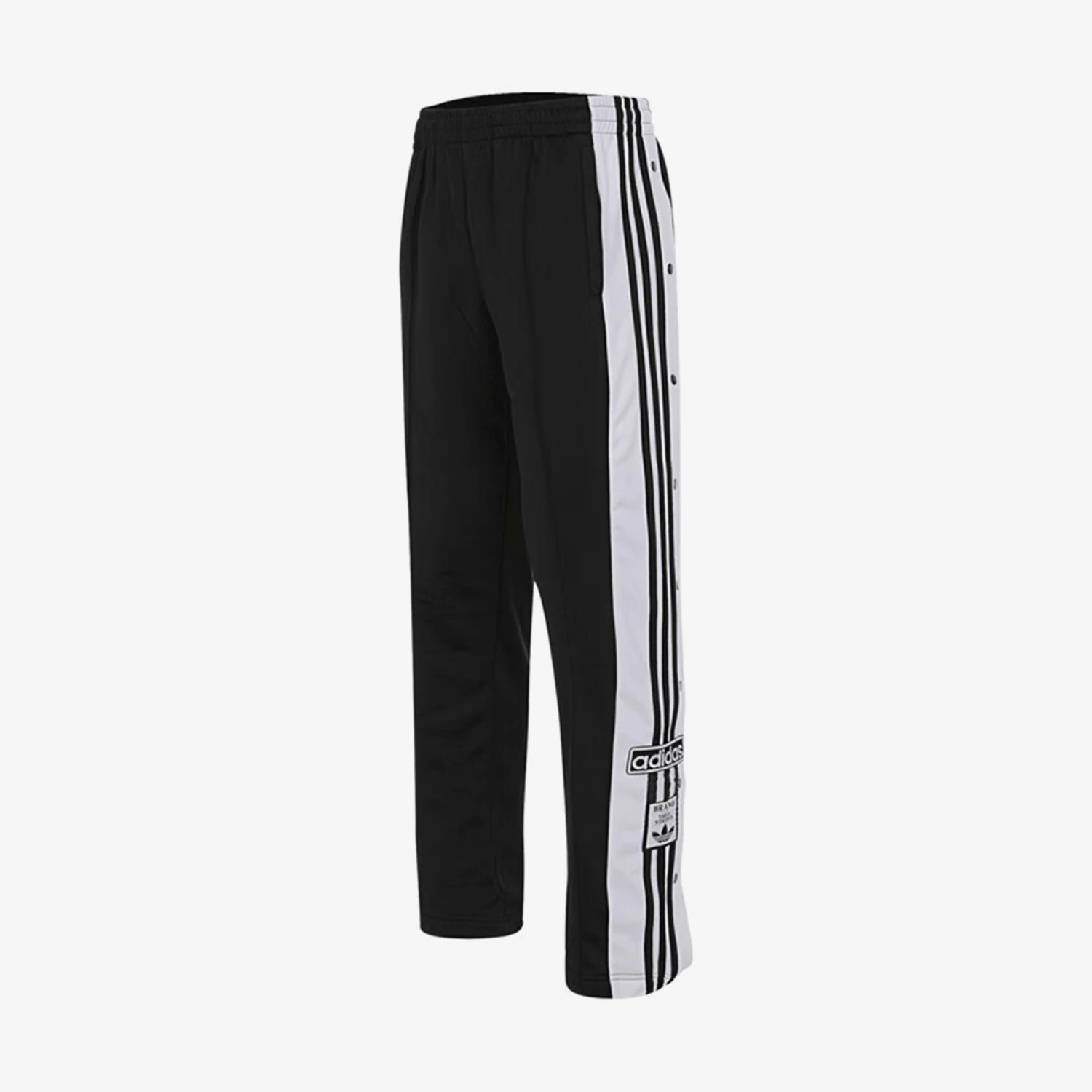 Adidas Official Genuine Three Stripes Women's Side-slit Sport Casual Straight-leg Pants IU2519