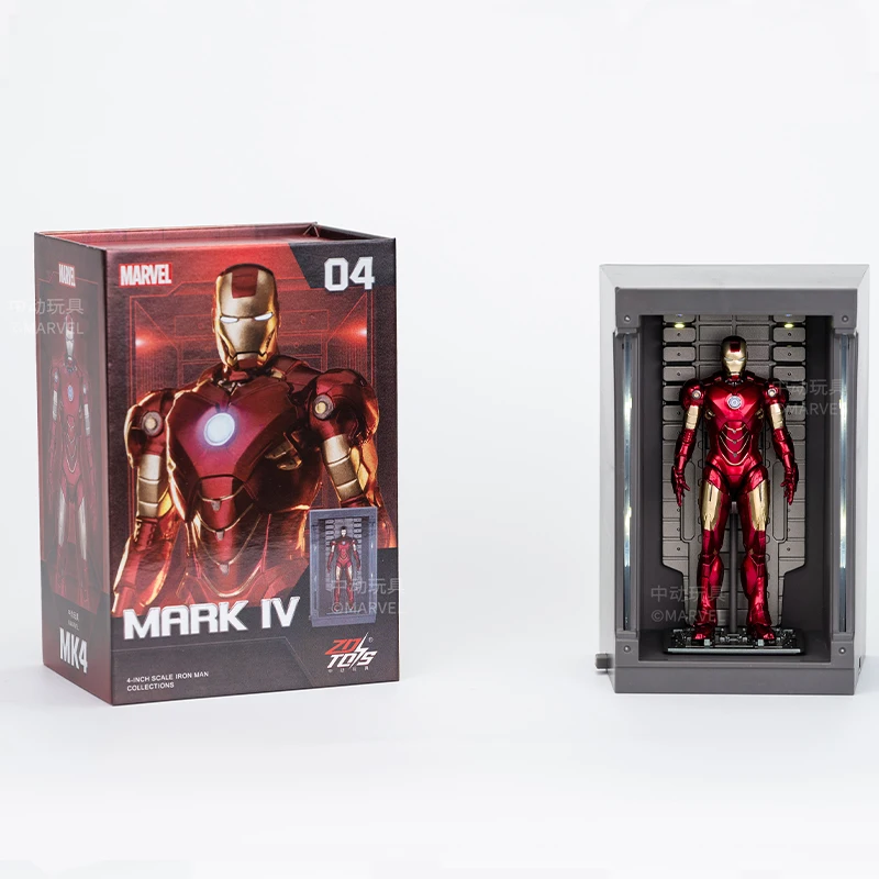 Original 1/10 ZD Toys Iron Man Legends MK1 MK2 MK3 MK4 MK5 MK6 MK7 Gnak Tony Stark Anime Model Action Figure kIids gift Toy