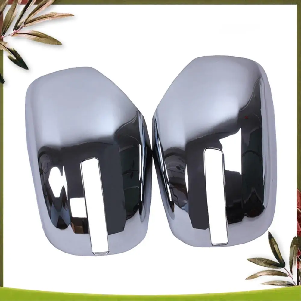 AB98-2Pcs Car ABS Chrome Rear View Side Mirror Cover Trim For Mitsubishi Triton / L200 2015 - 2017 Car Styling