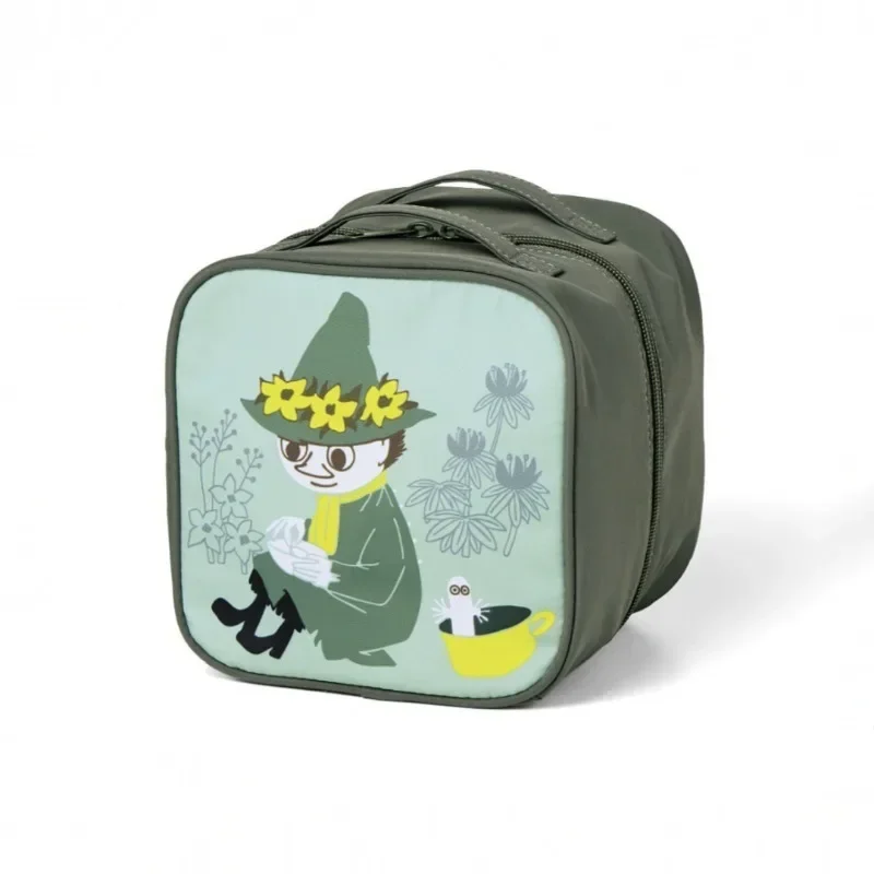 M-Moomins 3D Cartoon Printed Multifunctional Hand Carried Bag Portable Makeup Toiletries Storage Organizer Pouch