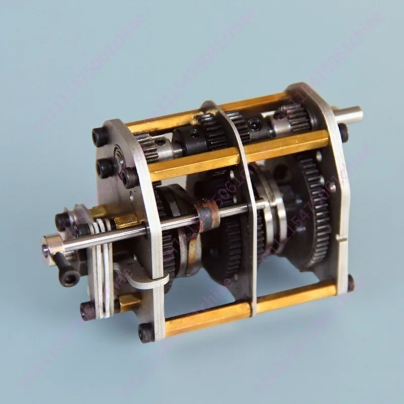 Engine homemade model car gearbox three in one out gearbox DIY transmission gear reducer
