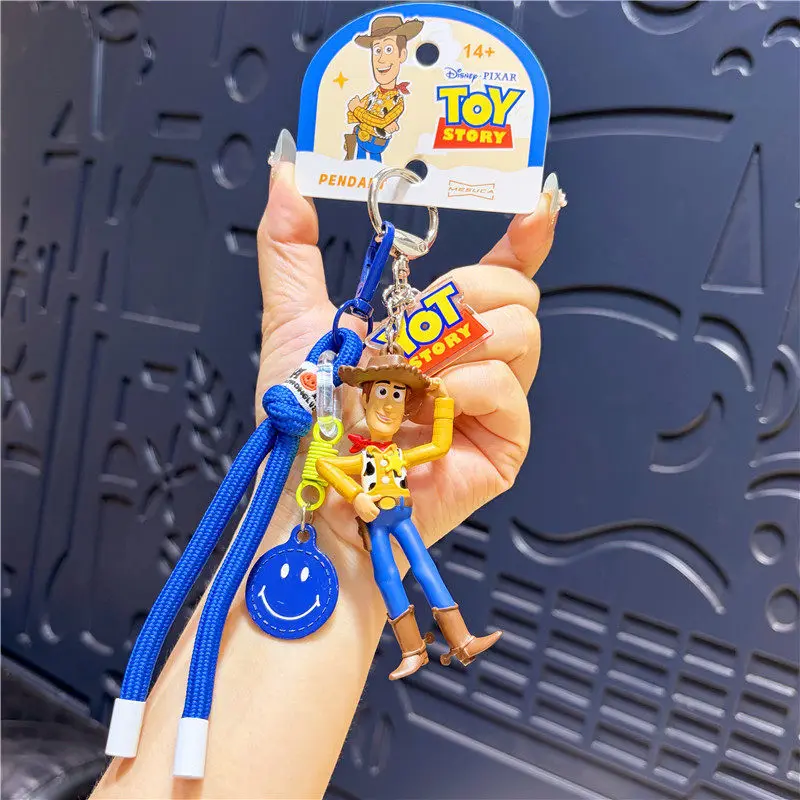 Pixar Toy Story Buzz Lightyear Woody Figur Schlüsselanhänger Taschenanhänger Taschencharme Paar-Geschenk für Rucksack-Dekoration Auf Lager – Detail 20