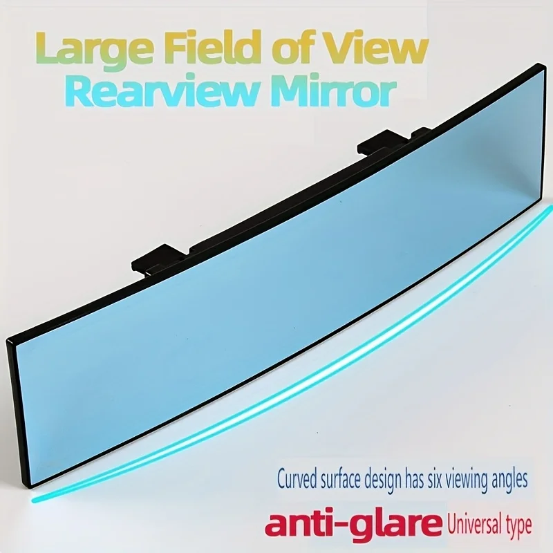 

Universal Car Interior Rearview Mirror Wide-Angle Anti-Glare Clip-On Baby Mirrors Large Panoramic Vision for SUV Truck Sedan