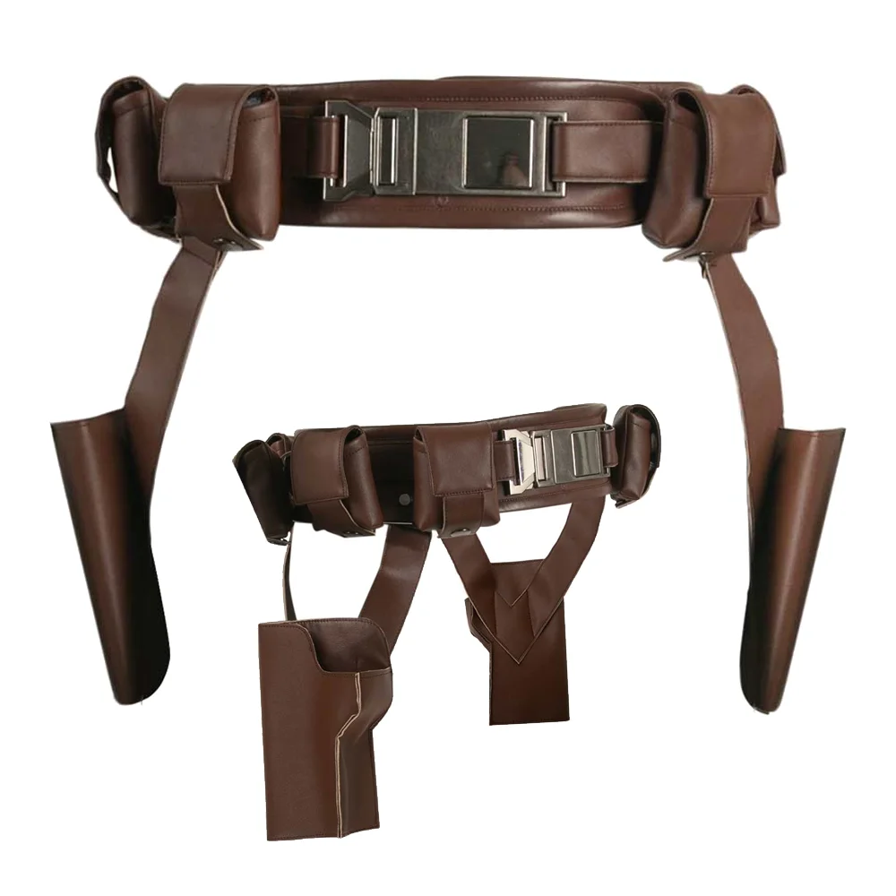 Accesorios de Disfraz de Cazadora de Recompensas Bo Cosplay Katan: Cinturón, Riñonera, Funda, Disfraz de Fantasía para Adultos, Mujeres, Halloween, Carnaval