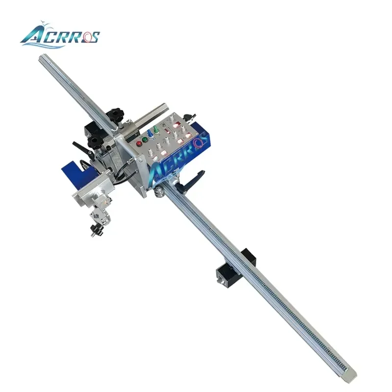 Vertical Straight Welding Torch Walking 1500mm Track Linear Welding Carriage with Welding Oscillator
