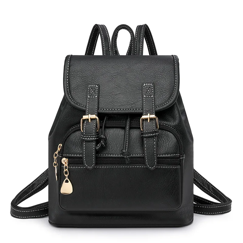 Women PU Leather Backpacks Shoulder Bag Designer Bagpack Female Girls Fashion Daypacks Teenager School Bags Mochilas Feminina