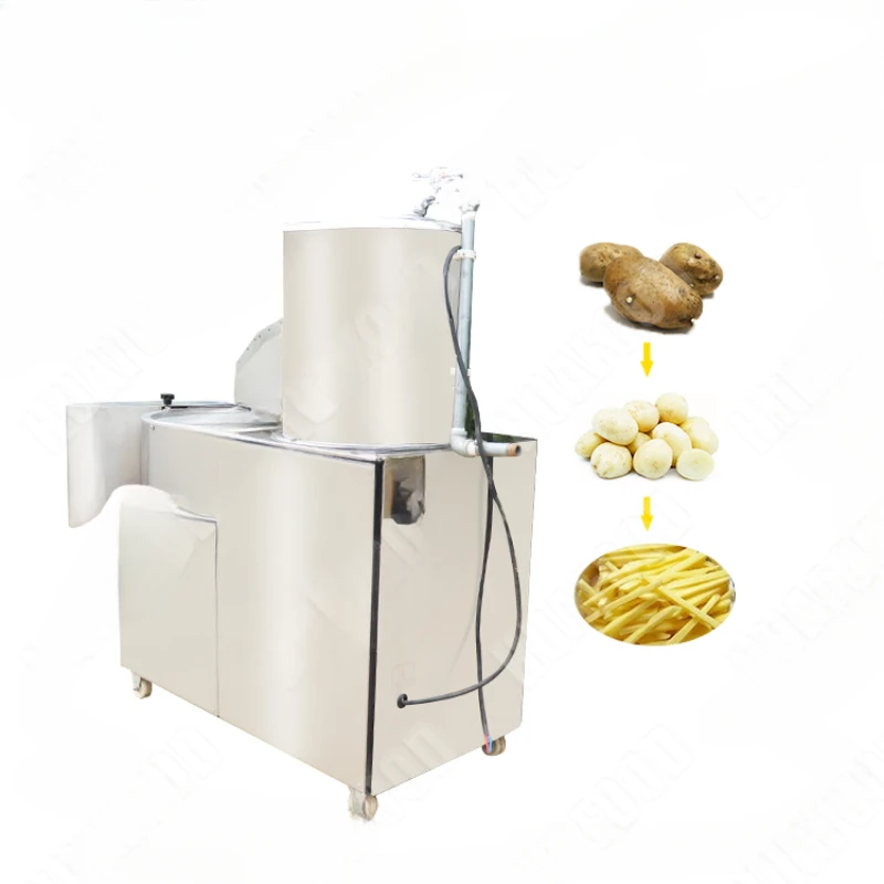 

High-quality fruit and vegetable cleaning and peeling machine with custom water circulation device