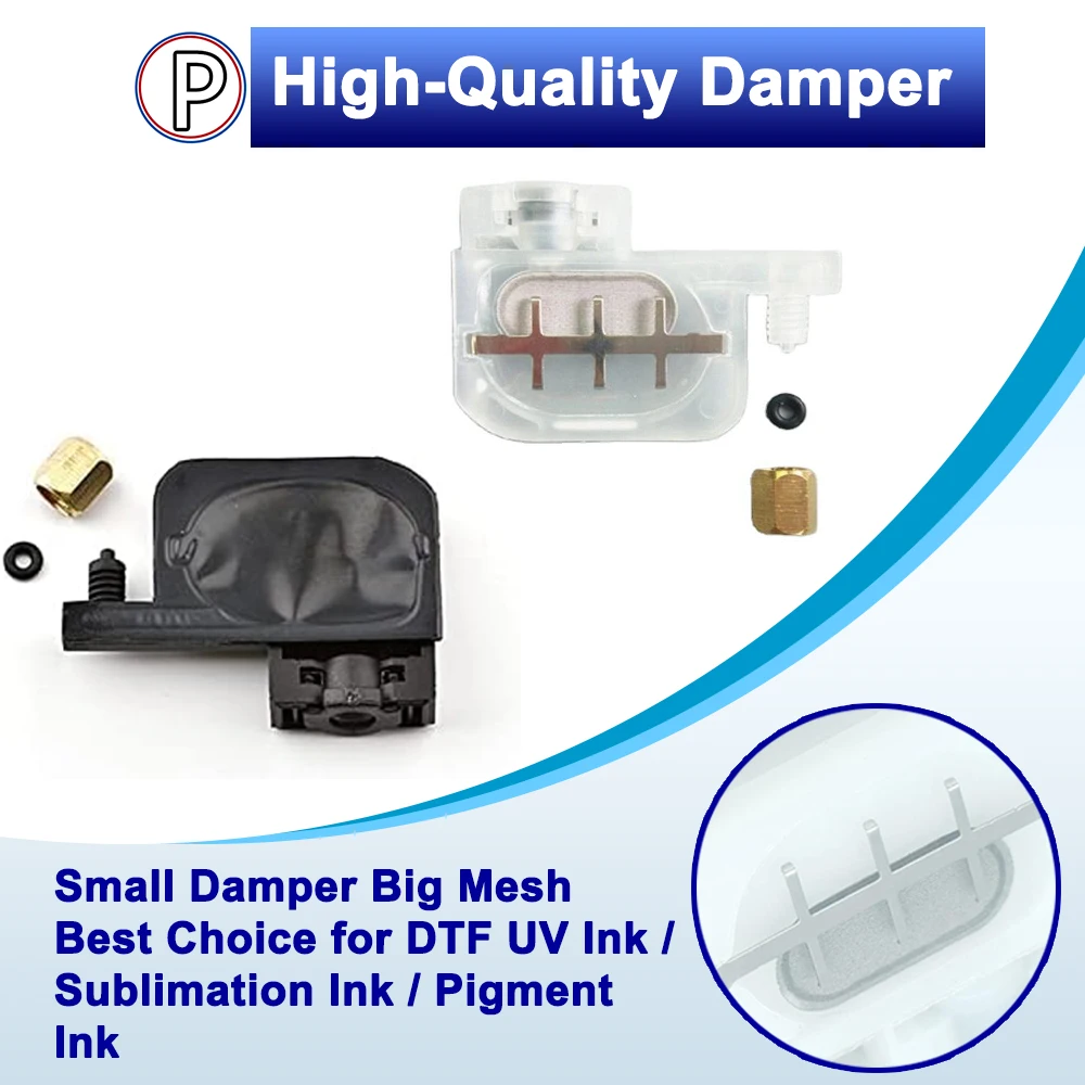 

DX4 DX5 small solvent UV Damper with Copper Screw O Ring For Epson R1800 R1900 XP-15000 Roland SP540 Mutoh RJ900 Mimaki JV3