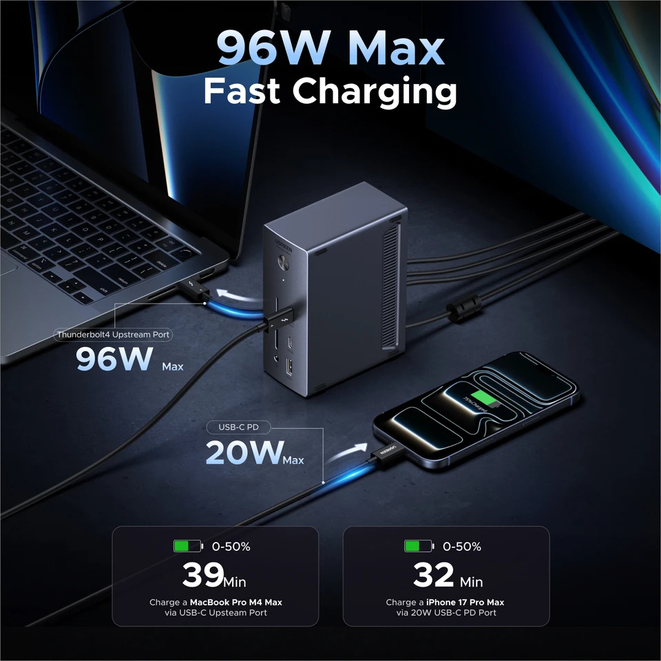 UGREEN Thunderbolt4ドッキングステーション 13-in-1 USBハブ 40Gbps