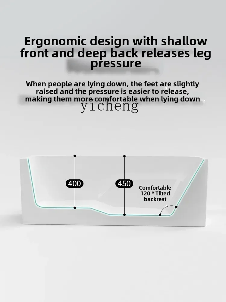 ZP-1  household bathtub small apartment acrylic surf massage constant temperature deep soaking Japanese bath
