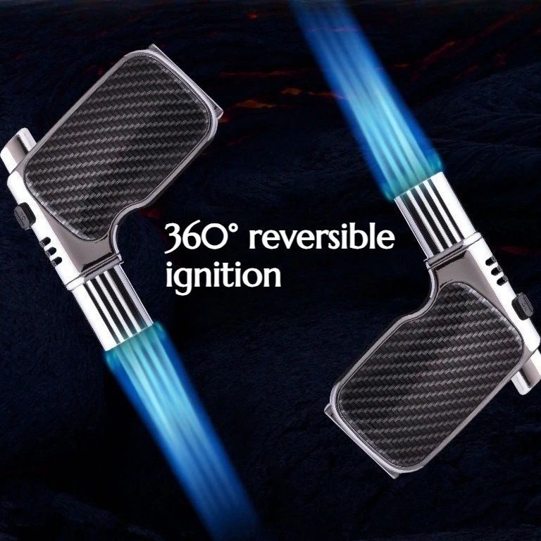 NEW Creative Windproof High-temperature Cigar-specific Lighter Moxibustion Ignition Device High-end Business Cigar Accessory