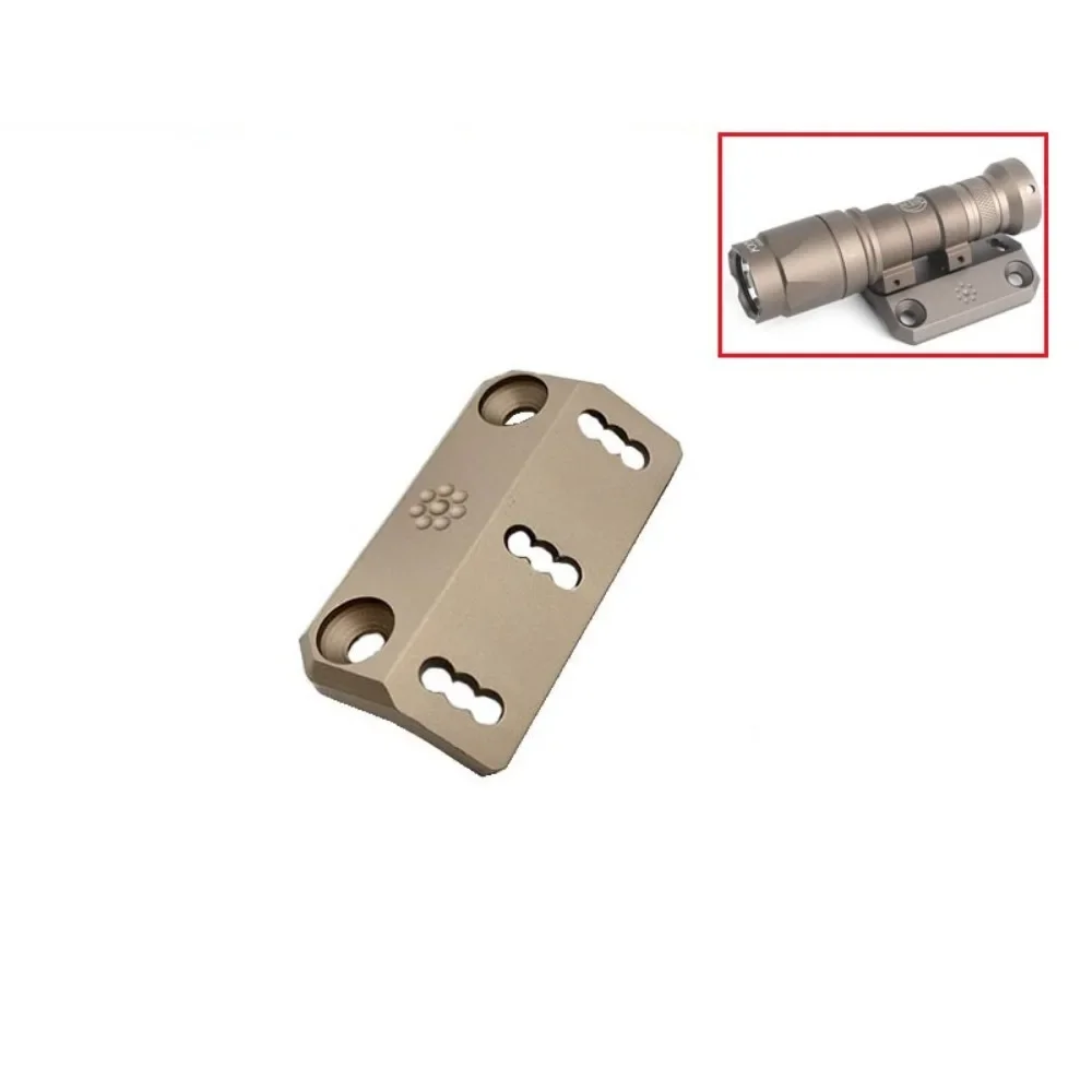 

ARISAKA Metal Base Side Mount Accessory for M300 M600 Tactical Flashlight, Compatible with SMR System