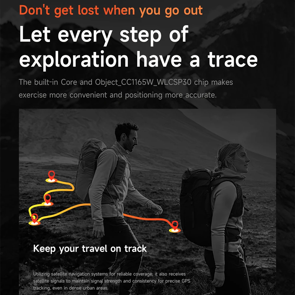 KC91 GPS تحديد المواقع ساعة ذكية في الهواء الطلق مصباح يدوي 1.39 "HD عرض AI ساعة الوجه GPT 3ATM مقاوم للماء بلوتوث دعوة Smartwatch #6