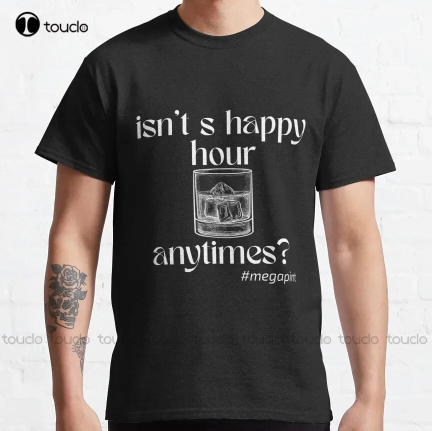 Isn'T Happy Hour Anytime Justice For Johnny Classic T-Shirt Women Tshirts Custom Aldult Teen Unisex Digital Printing Tee Shirts
