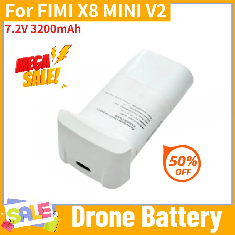 7.2V 3200mAh Battery For FIMI X8 MINI V2 Drone High Quality Replacement Battery