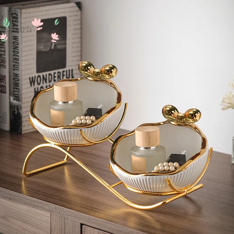 Wholesale light luxury entrance key storage ornament into account shoe cabinet home living room decoration gift