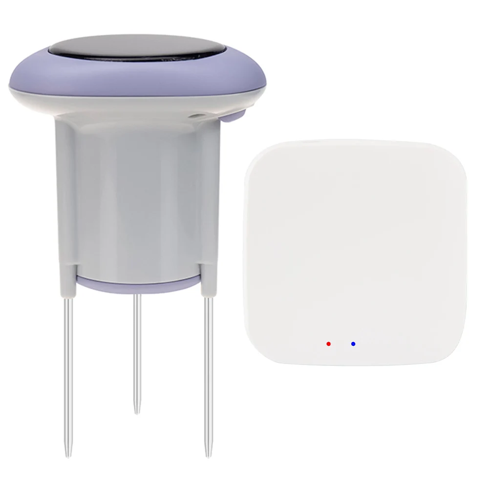 

Remote Monitoring Wireless Solar Soil Sensor Accurate Measurement Low Battery Reminder Plant Growth Monitoring