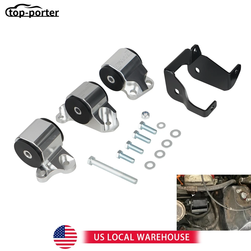 

Для HONDA CIVIC EKSTK 62A Street D16 B16 B18 EK, сменное крепление двигателя, модификация автомобиля, комплект кронштейнов двигателя, 2 болта, подходит