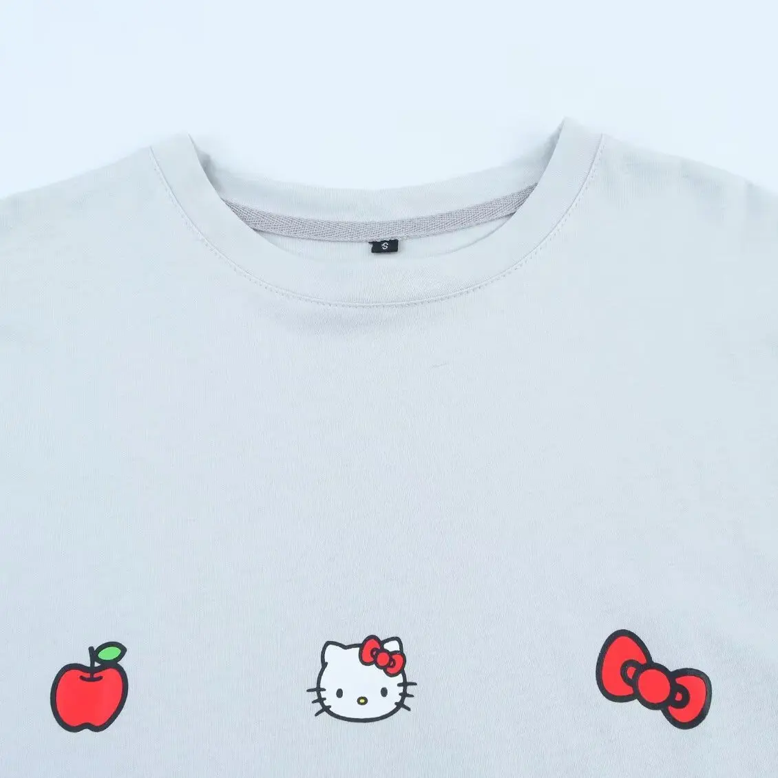 JNLEAOG automne nouveau Kit t-shirt style décontracté pour femmes imprimé fibre de Polyester ort Sve rond Ne Tube droit Dr