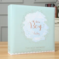 6 Inch Photo Albums Creative Baby Anniversary Photo Albums 4x6 200 Pockets Scrapbook Albums for Girls Boys Children Growth