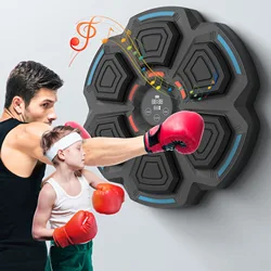 Boxe parede pendurado alvo para crianças e adultos, resposta do treinamento, música exercício ferramenta, bluetooth, novo