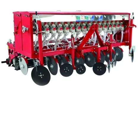 Agricultural 25 row no till disc wheat seeder with precision drilling