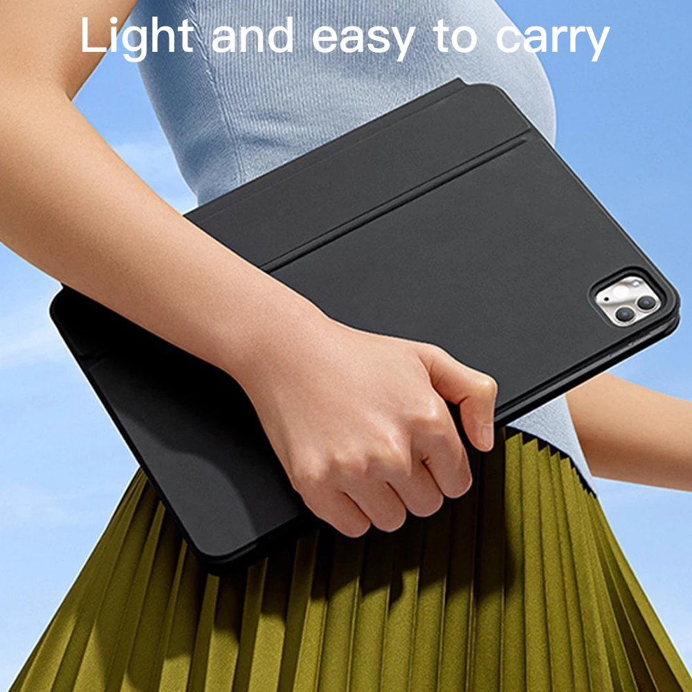 Wireless Bluetooth Touch Magic Keyboard for iPad A16 10th 11th Gen Pro 11 Air4  Air5 Portable Office Keyboard Spanish Korean