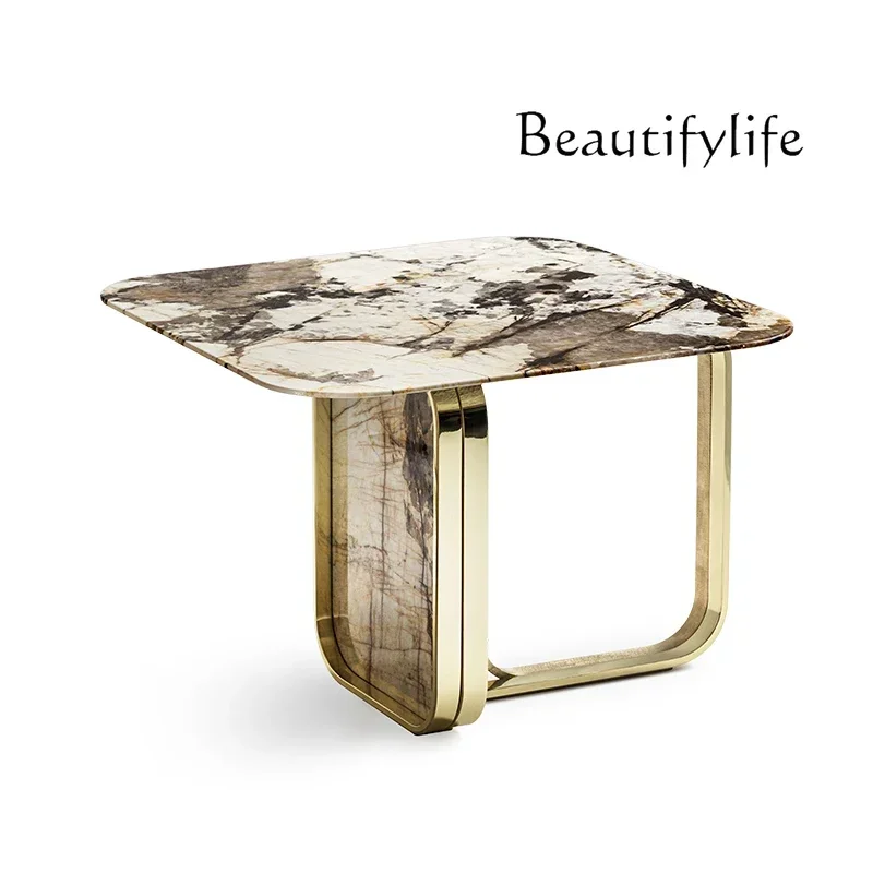 Sofa Corner Table Living Room Creative Tea Table Designer High-End Modern Simple and Light Luxury Corner Table